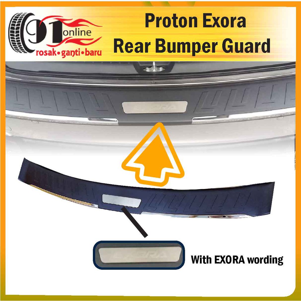 Proton Exora Bold / Facelift Rear Bumper Guard Protector (1pcs