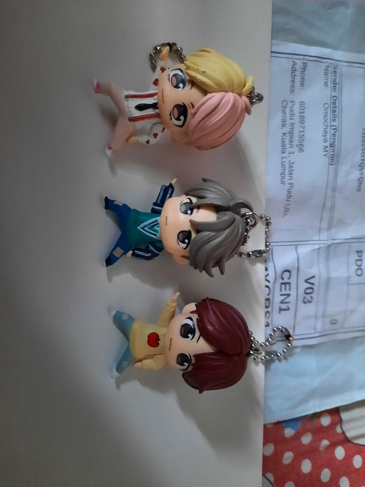 Takara Tomy] Tiny Tan Bura Bura Mascot/Jimin/Jung Kook/V/RM/SUGA 