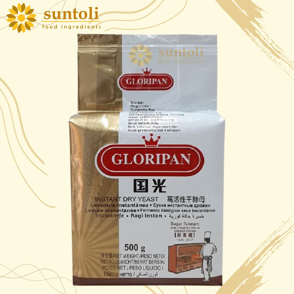 Gloripan instant dry yeast / dry yeast 500 gr | BeeCost
