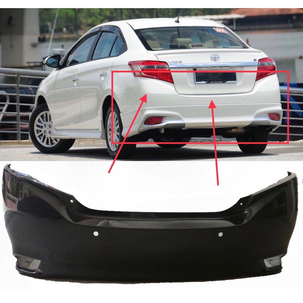 Toyota Vios 2013 2018 Bumper New Rear Shopee Malaysia