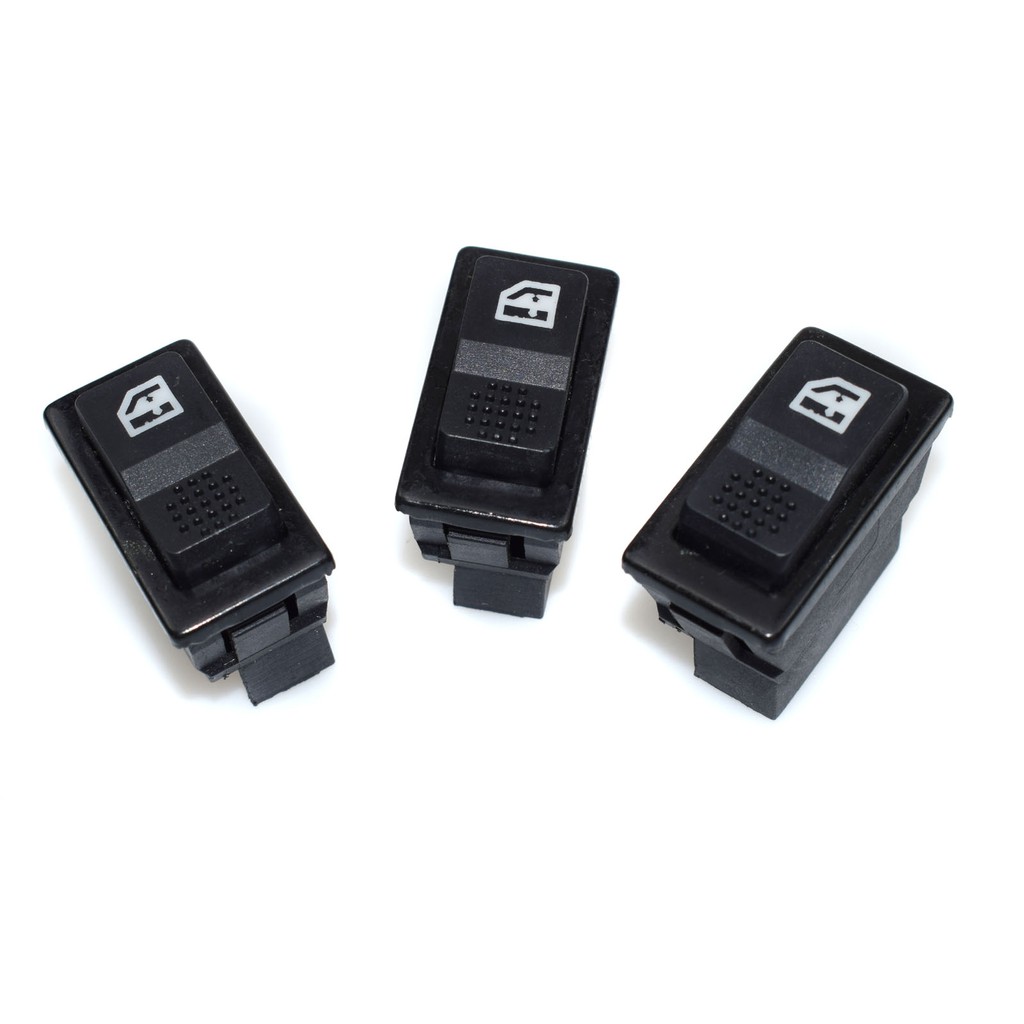 NEW Universal Car Power Contol Black Window Switch 12V 5 Pins 3 PCS
