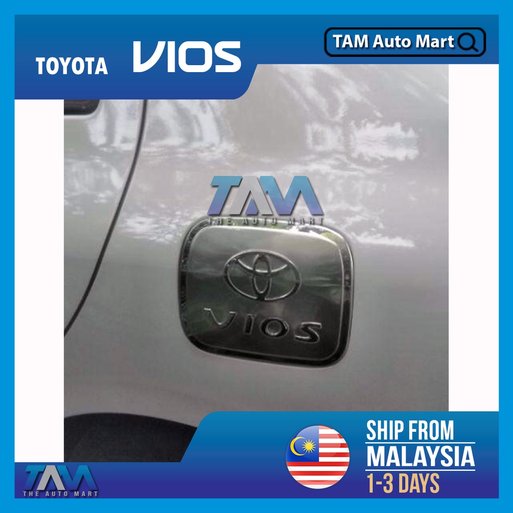 Toyota Vios Petrol Cap Fuel Tank Cap Chrome Cover Car Fuel Oil Tank Gas