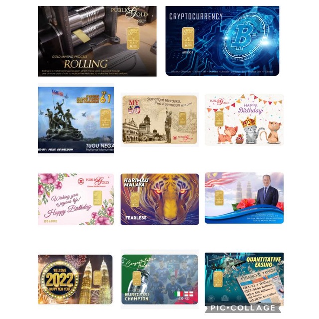 Public Gold PG Gold Bar (1 Gram) (Au 999.9) 24K