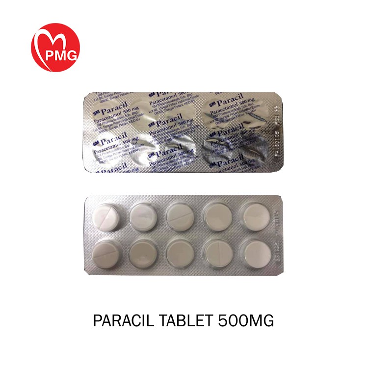 Paracil Paracetamol 500mg 1 X 10 S 1 Strip Shopee Malaysia