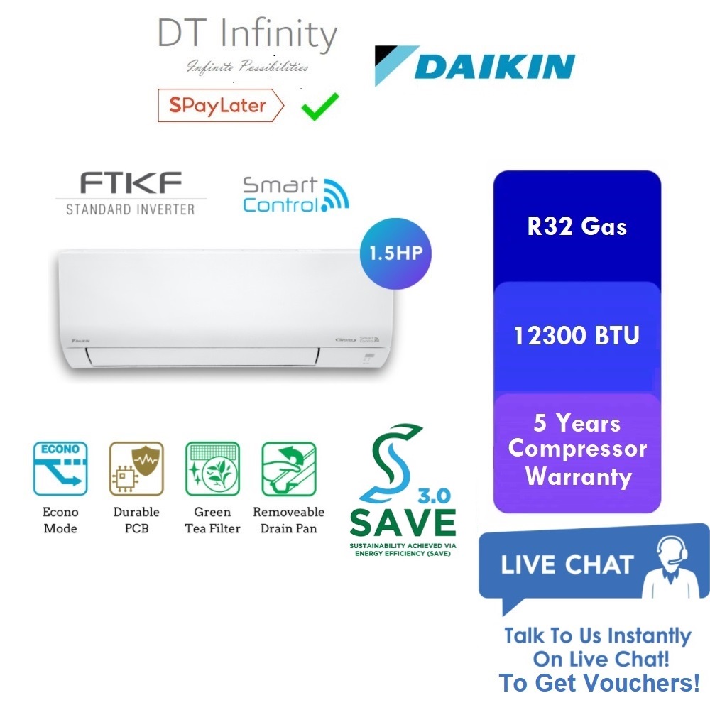 DAIKIN Standard Inverter Air Conditioner FTKF R32 FTKF71B/RKF71A3WMY