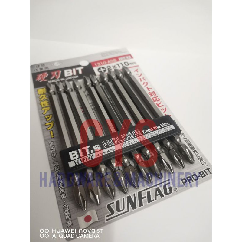 100 Original Sunflag Screwdriver Bits Made In Japan Shopee Malaysia