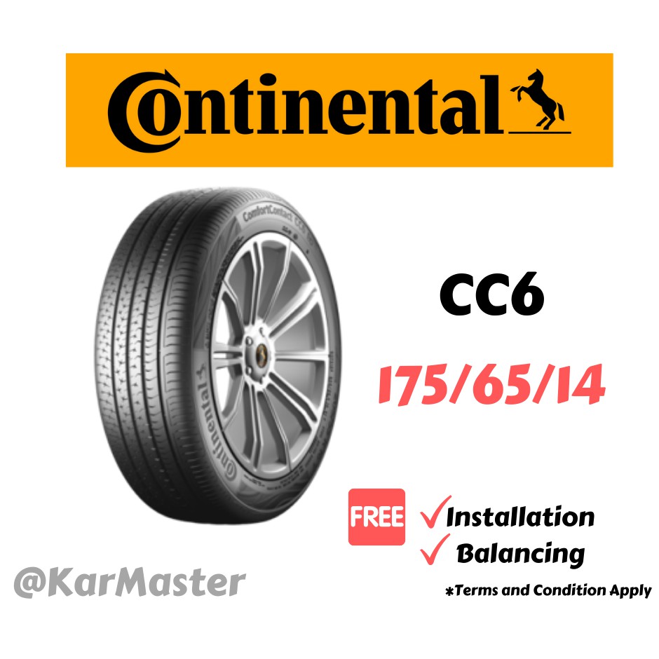 175 65 14 Continental Cc6 With Installation Shopee Malaysia