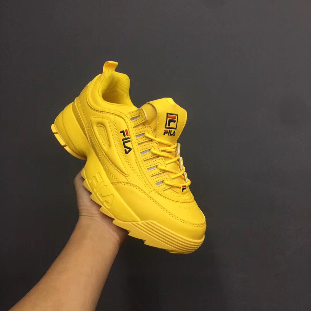 fila shoes mustard