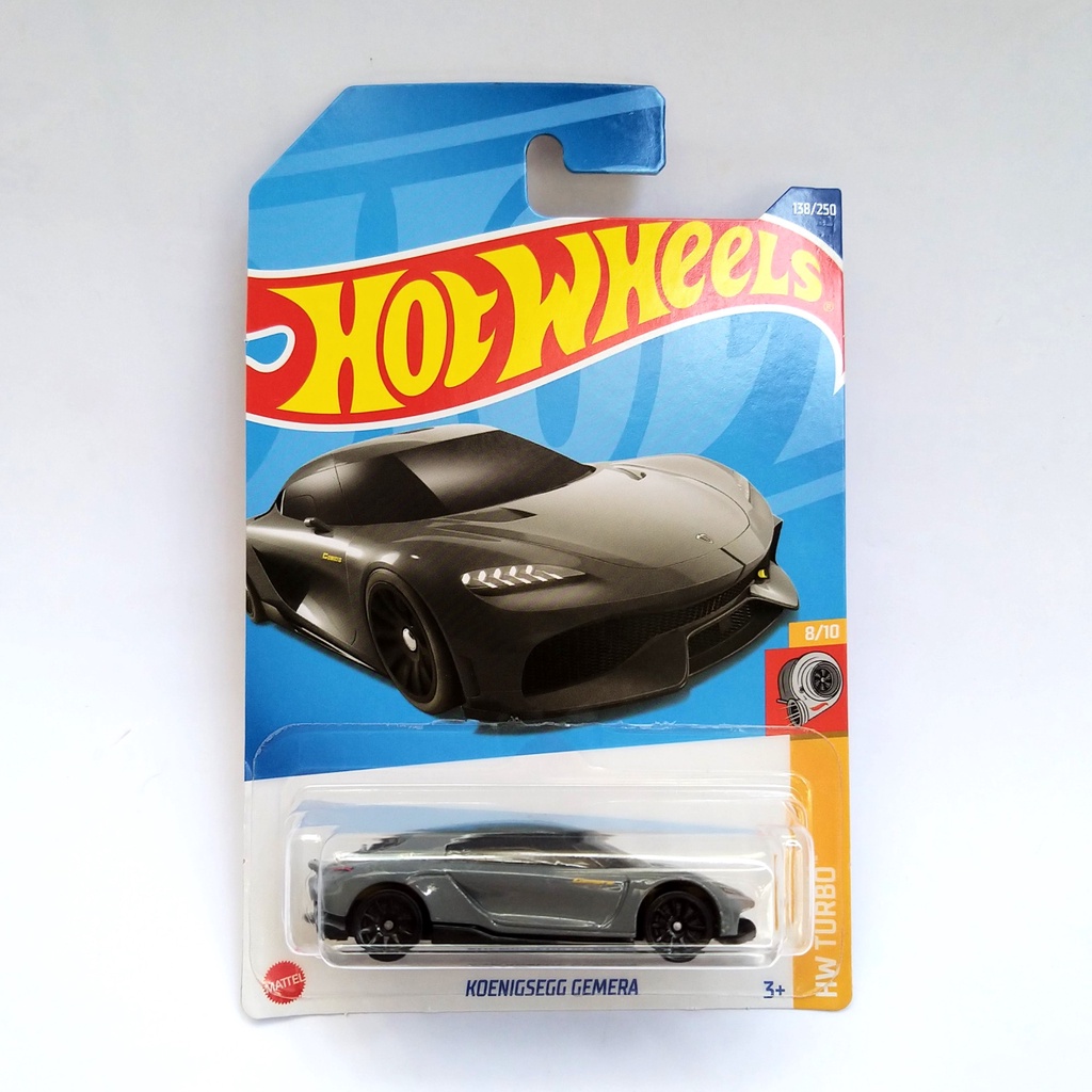 HOT WHEELS KOENIGSEGG GEMERA GRAY # 8/10 HW TURBO 2021 MATTEL HCT01 ...