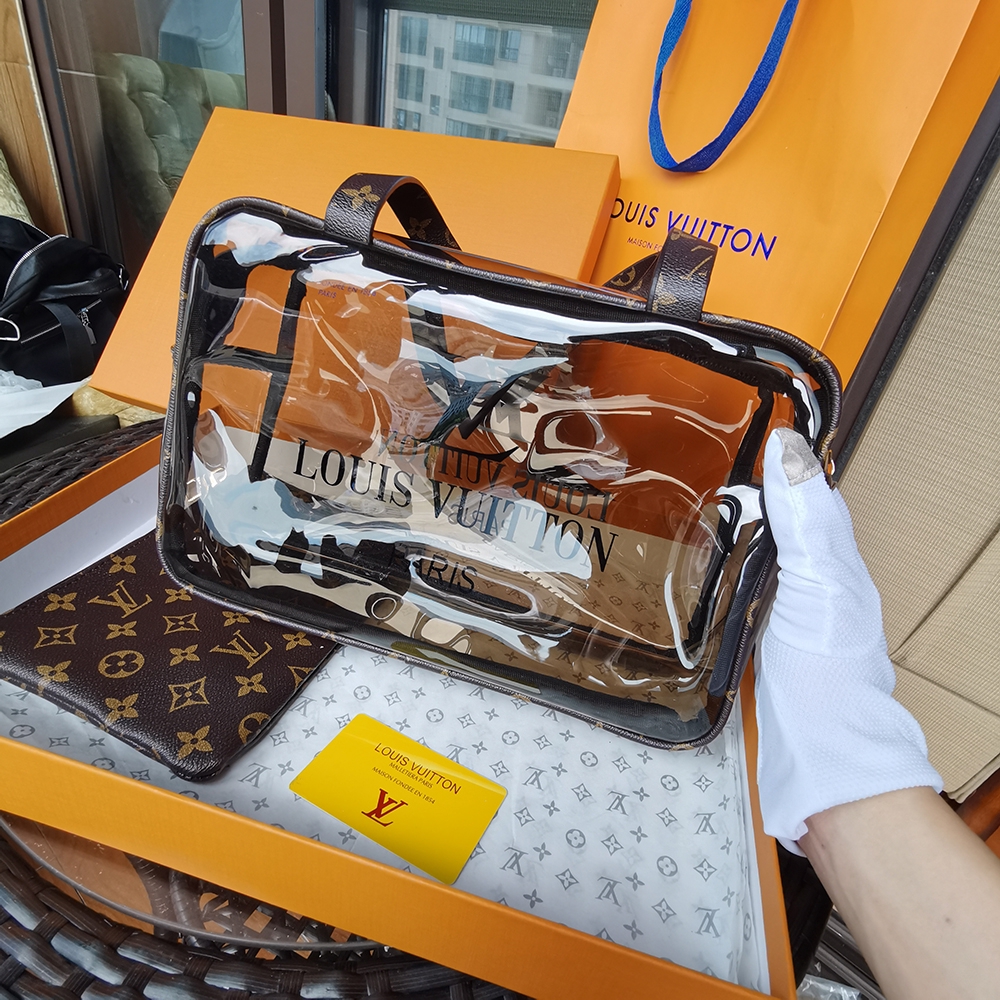 louis vuitton clear cosmetic bag