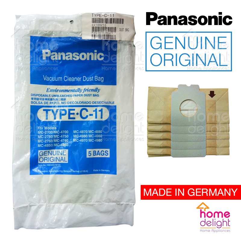 Panasonic Vacuum Dust Bag Filter C11 / Panasonic Paper Bag Type C11
