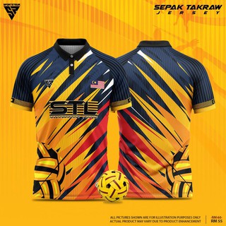  Sepak  Takraw  STL Edition Jersey  slim fit Shopee Malaysia