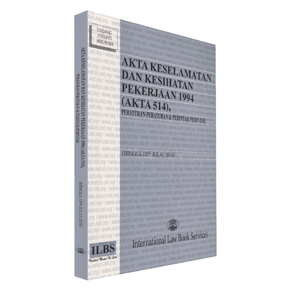 Ilbs Akta Keselamatan Dan Kesihatan Pekerjaan 1994 Akta 514 Peraturan Peraturan Perintah Perintah Shopee Malaysia