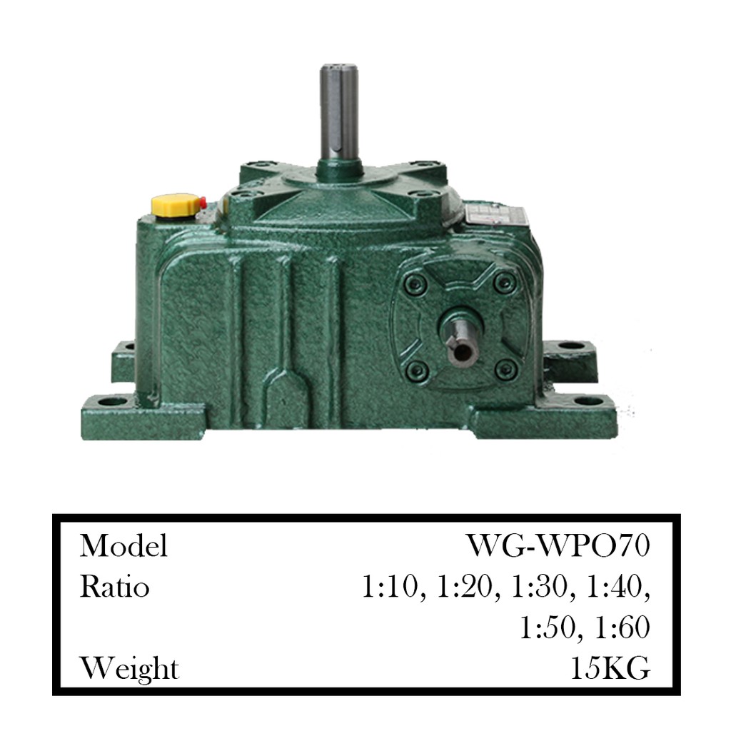 WORM GEARBOX REDUCER WPO70 Shopee Malaysia