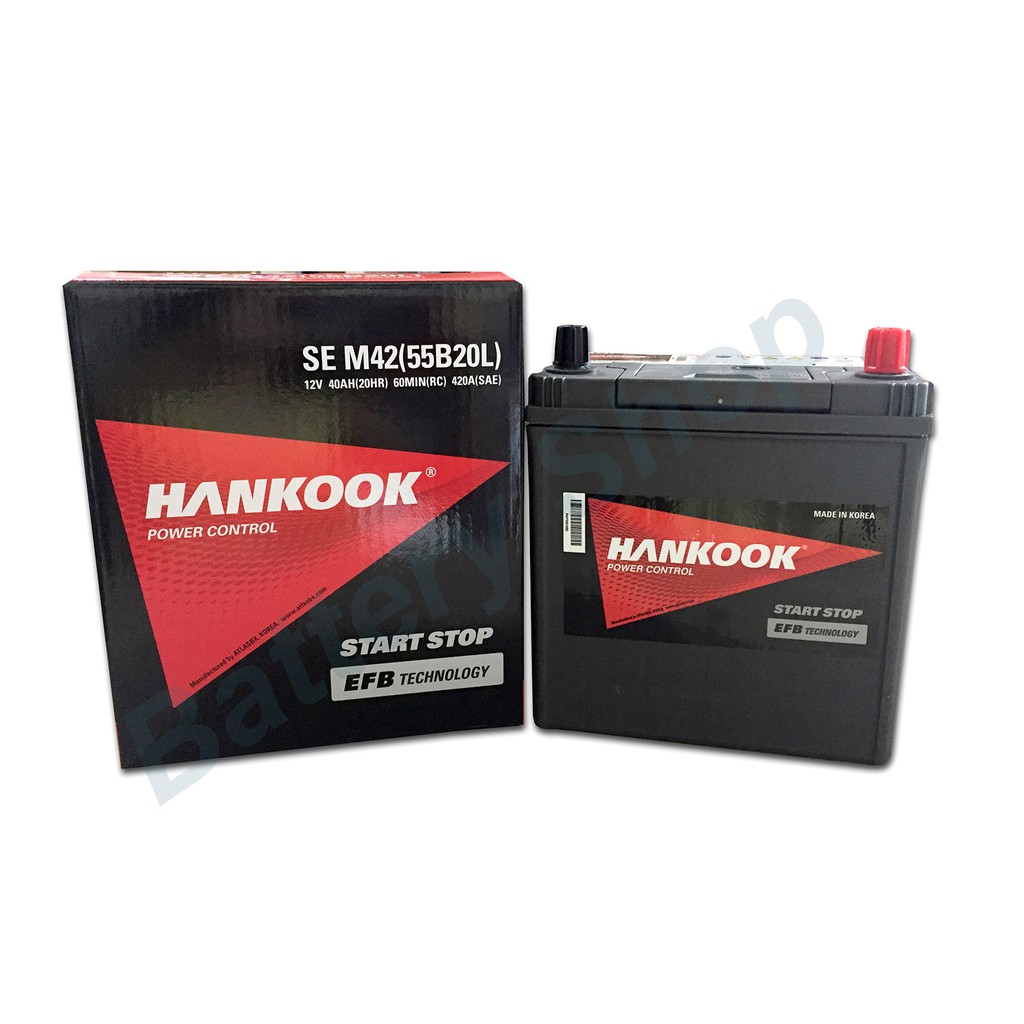 Hankook SE M42 (55B20L) EFB technology Start Stop Car 