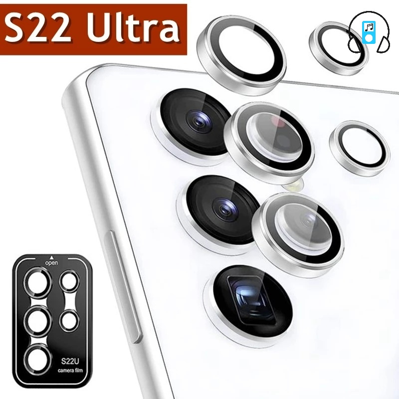 Metal Eagle Eye Lens Protection For Samsung S22 Ultra Tempered Glass 