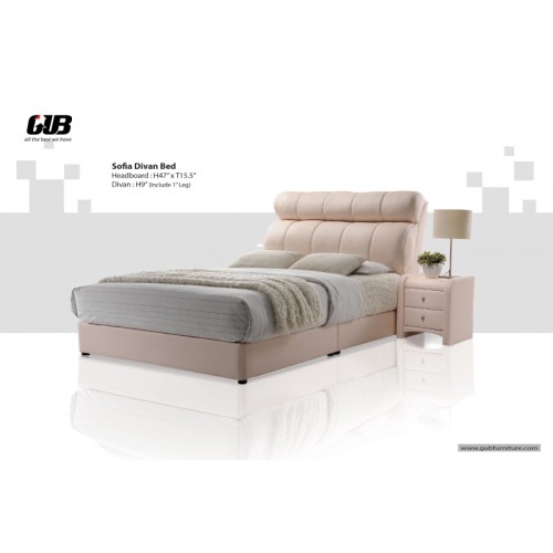 SOFIA Divan Bed Frame Swiss Foundation Bedframe | Shopee ...