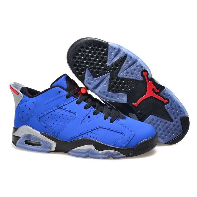 Nike Air Jordans 6 Low Eminem Blue 