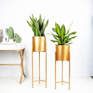  READYSTOCK CLARISSA METAL POT  WITH STAND Pasu Bunga  