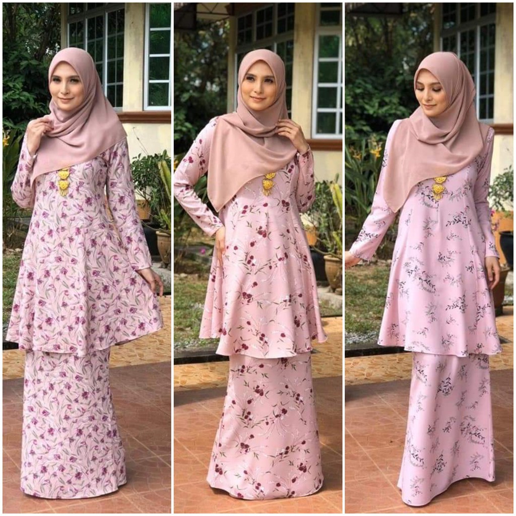  Baju  Kurung  Riau  Printed Shopee  Malaysia