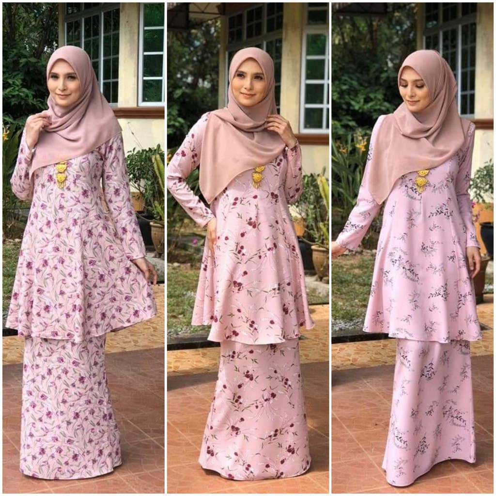  Baju  Kurung  Riau Printed Shopee  Malaysia 