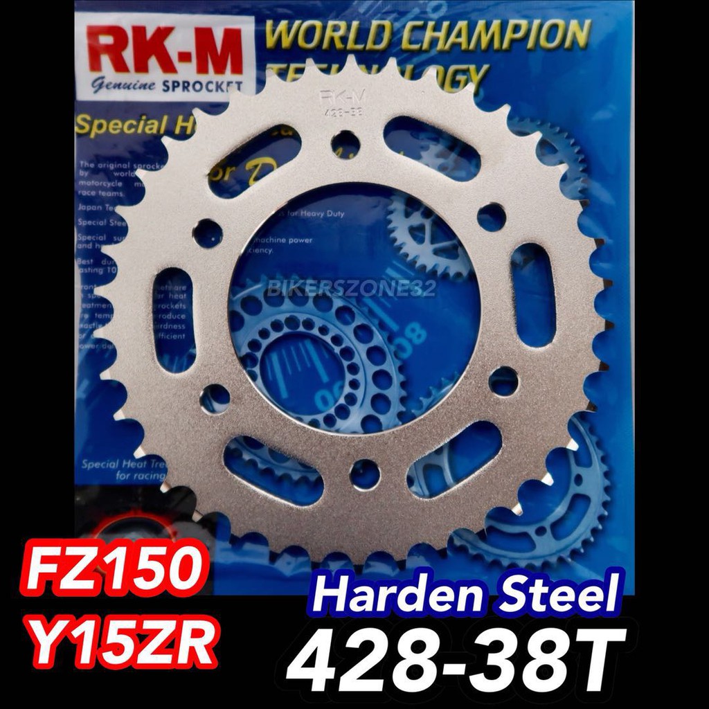 Yamaha Y15ZR /Y15 / FZ150 RKM Harden Steel Rear Sprocket / Spoket 428