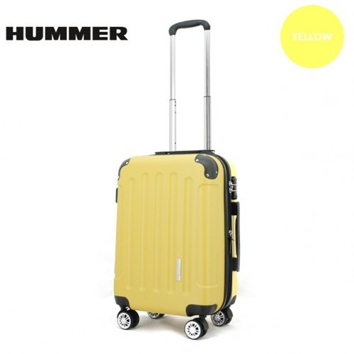 yellow luggage