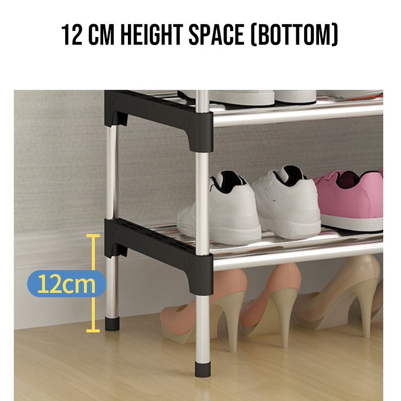 FREE SHIPPING !!! Multi Layer Shoes Storage Organizer Rack Space Saving Stackable Shoe Shelf / Rak Kasut