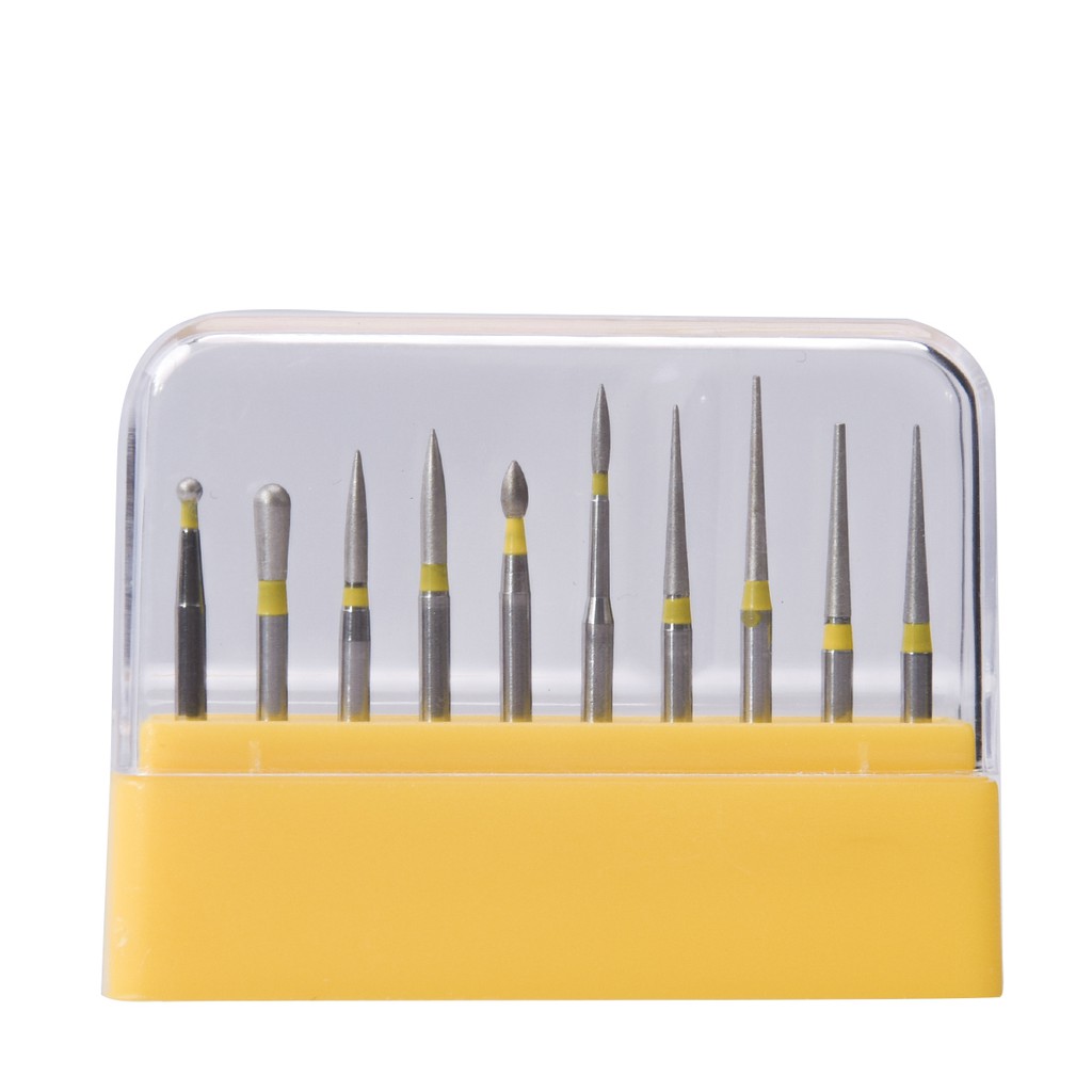 Dental polishing bur yellow / polishing kit /dental high speed bur kit