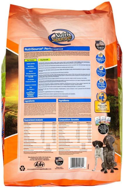 nutrisource high performance dog food