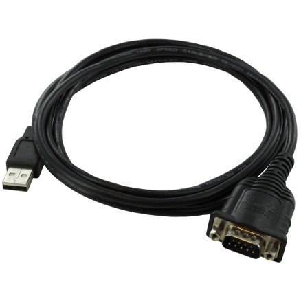 USB To Null Modem RS232 DB9 Serial DCE Adapter