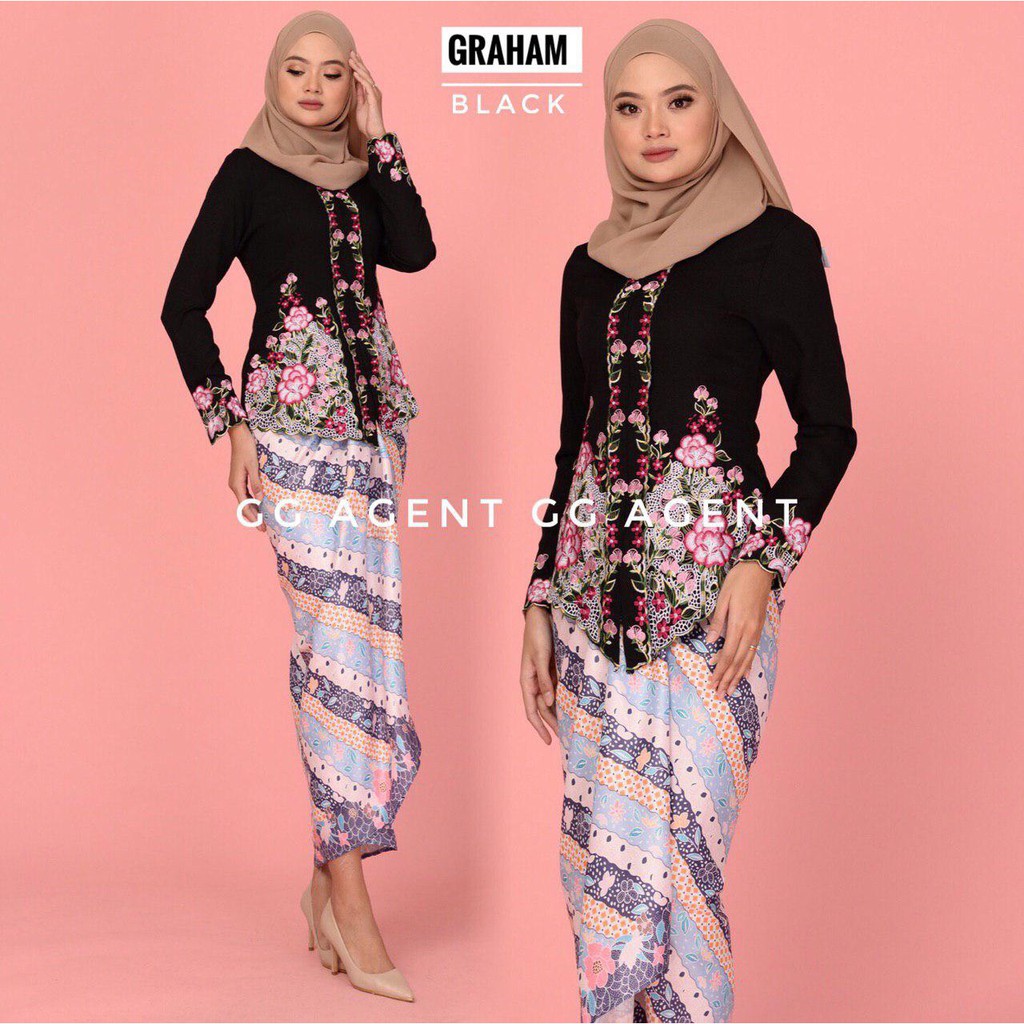 GRAHAM KEBAYA NYONYA MODEN + BATIK PARIO | Shopee Malaysia