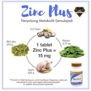 Zinc plus shaklee ubat kuat tenaga lelaki ibu berpantang 