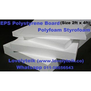 65x65x5cm High Density Eps Polystyrene Board Gabus Putih Styrofoam Polyfoam 5 Pcs Pack Shopee Malaysia