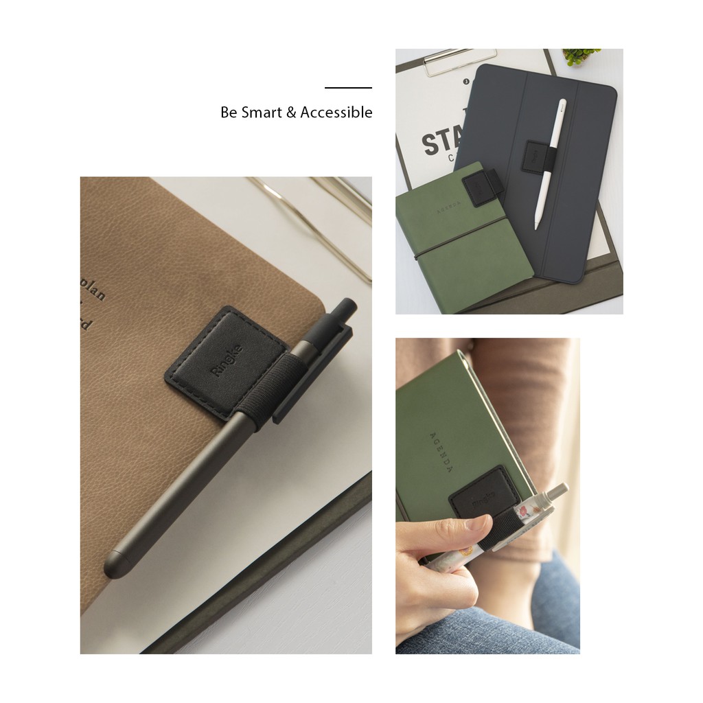 Ringke Pen Holder 3 Pack For Apple Pencil Journal Notebooks And More Shopee Malaysia