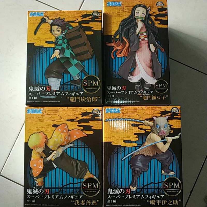 Banpresto Sega Kimetsu Demon Slayers Tanjiro Nezuko Zenitsu Shinobu ...