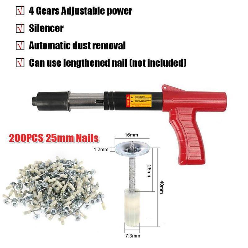 Nails Gun 4 gears adjustable power tools Manual Mini Steel Nail Gun  Household Wall Fastener Metal Rivet Gun Tool | Shopee Malaysia
