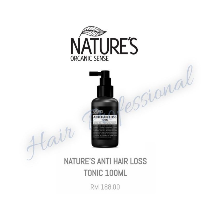 Nature's Organic Sense Hair Loss Tonic Shopee Malaysia