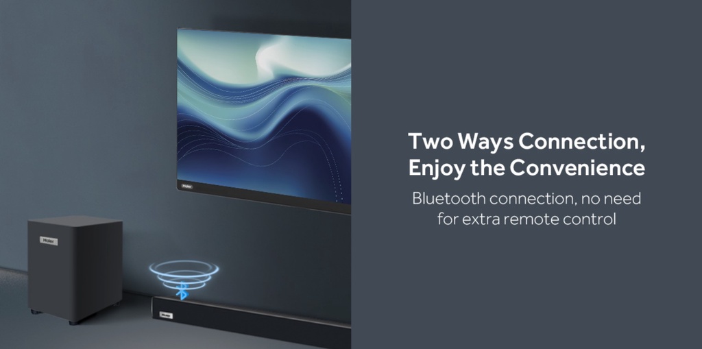 Haier Sound Bar HSD3A040B Shopee Malaysia