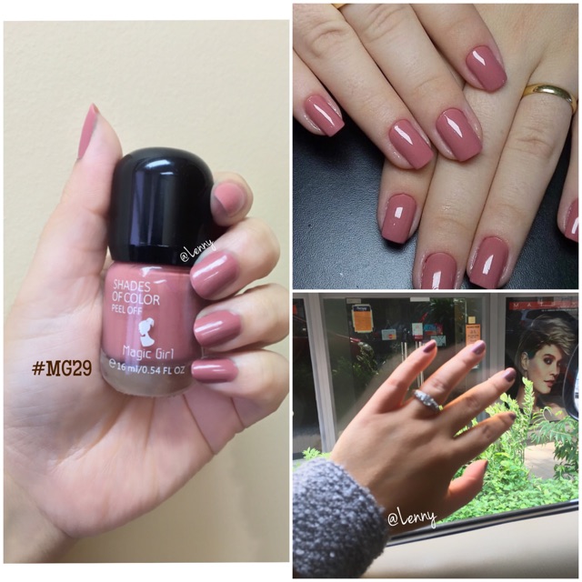 New! Peel Off Nail Polish MG29 Shopee Malaysia