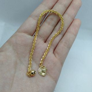  GELANG JAGUNG  GOLD EMAS KOREA Cop 916 Shopee Malaysia