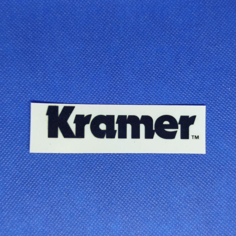 Kramer guitar headstock logo waterslide decal black Shopee Malaysia