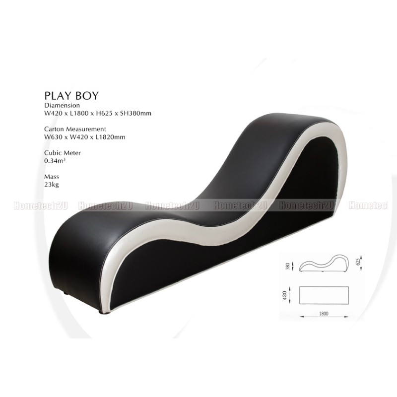 Hotel Pu Leather Sex Chair Sofa Chaise Yoga Chair Shopee