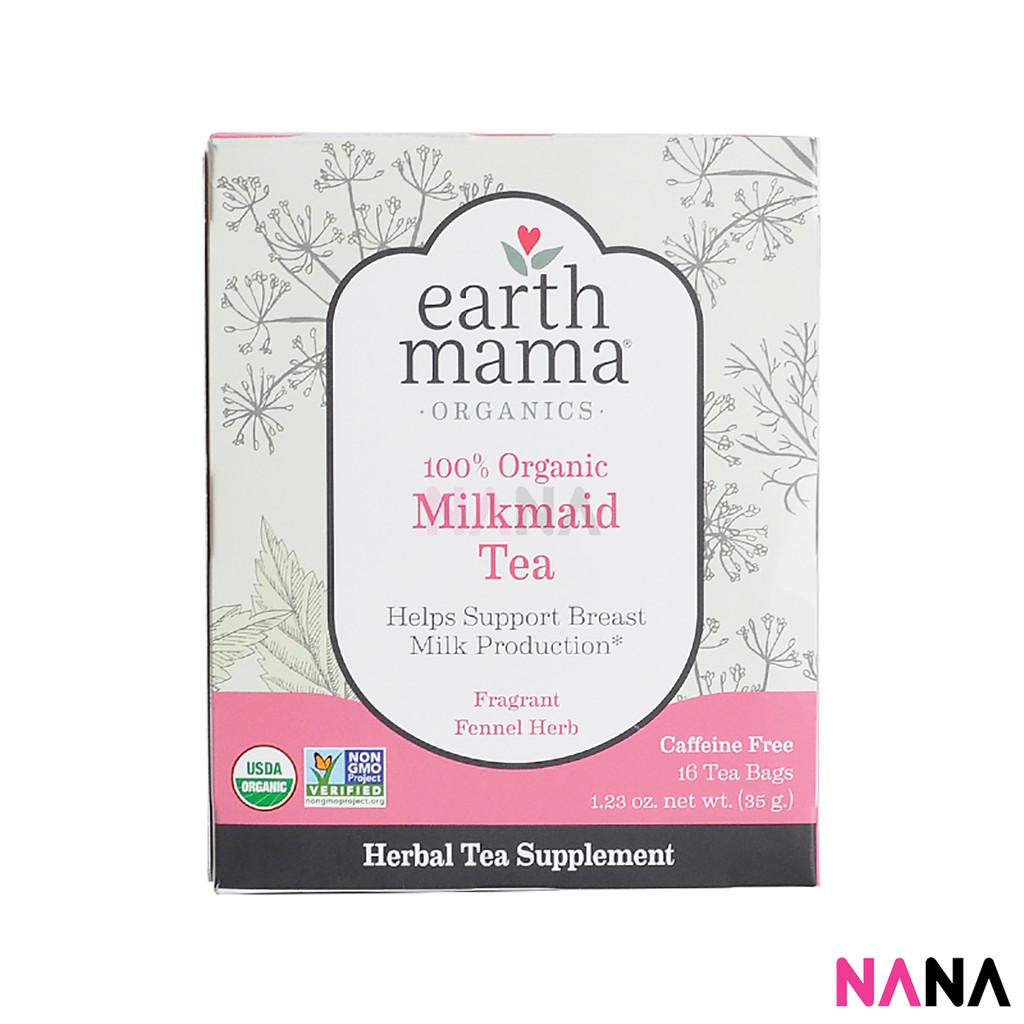 Earth Mama Organics Milkmaid Tea (Support Breast Milk Production)16 Tea