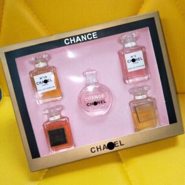 Miniature Chanel 5 in 1 Perfume Set For Women 5ml Shopee