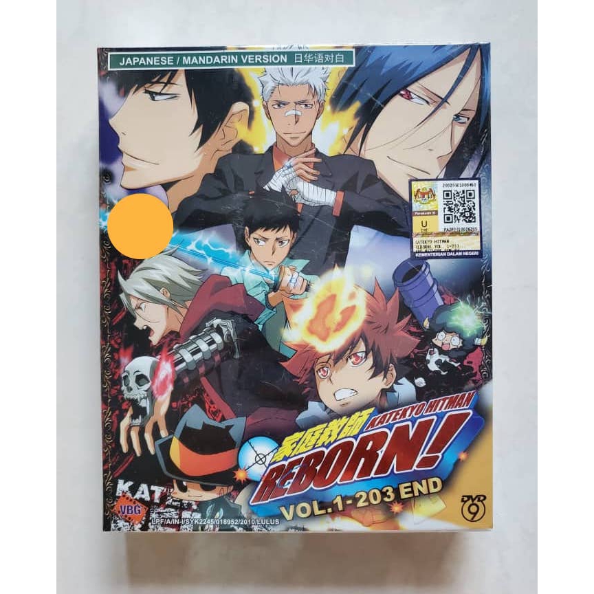 Anime DVD Katekyo Hitman Reborn! Complete Box Set | Shopee Malaysia