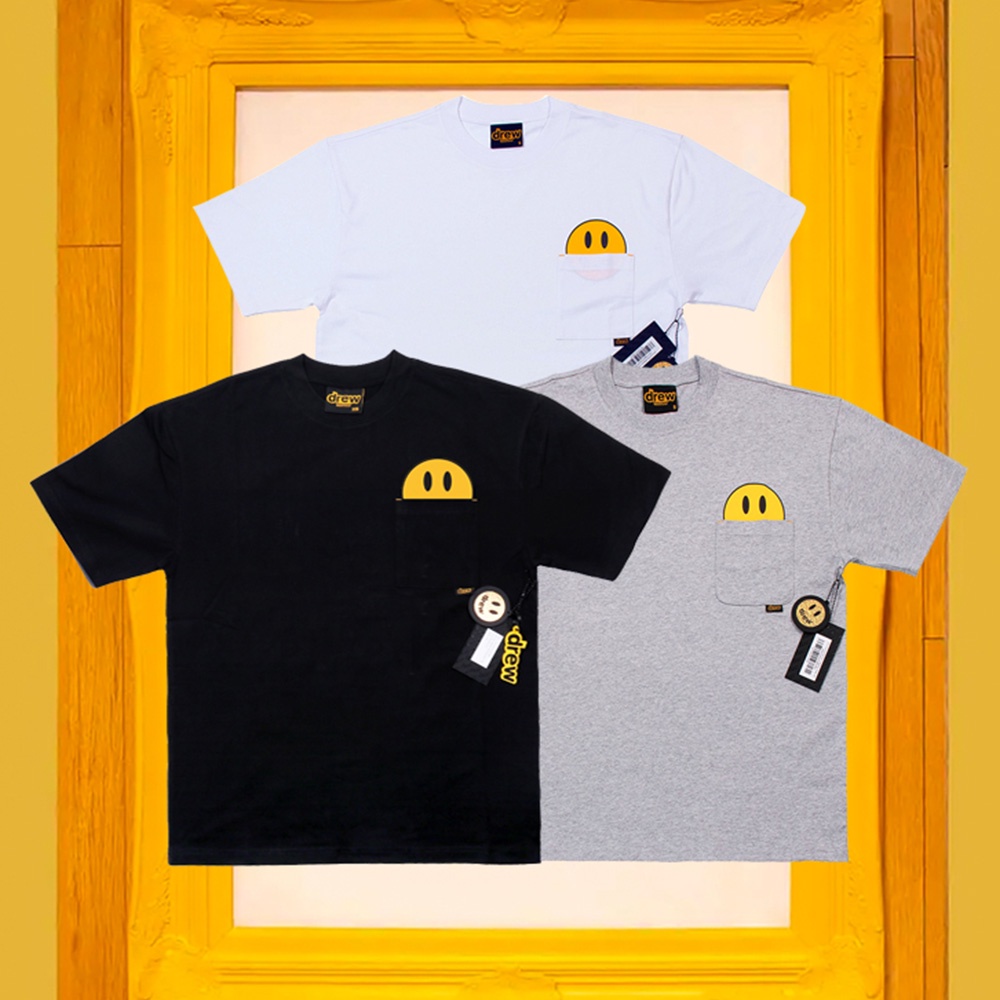 Drew House mini mascot pocket logo Tee/T-shirt 2022SS