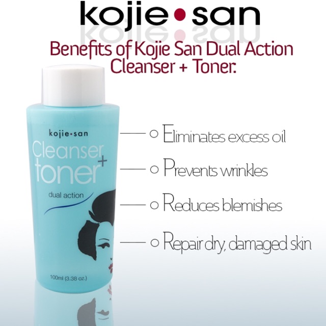 kojie san cleanser toner