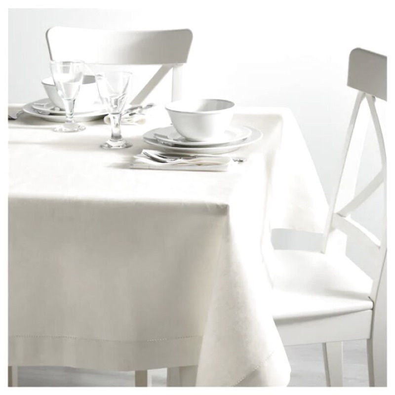 Fullkomlig Tablecloth 145x240cm Large, Ikea White Round Tablecloth