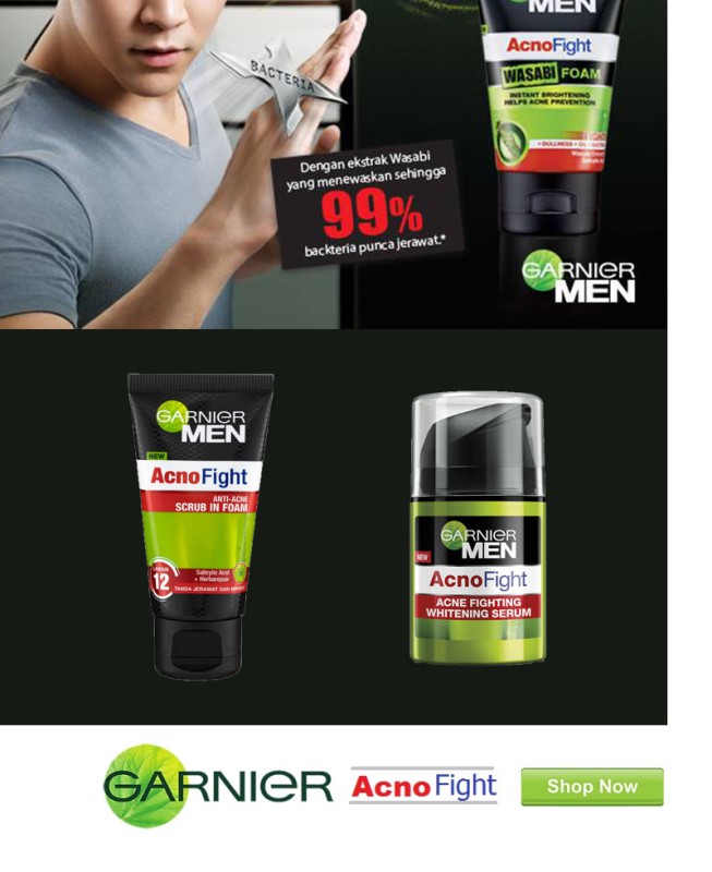 garnier acno fight face wash kills germs